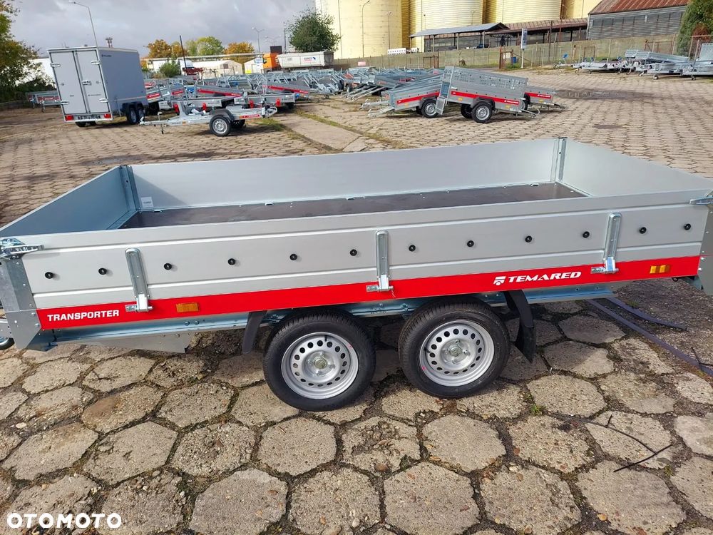 TEMARED Transporter 3015/2 Aluminiowe burty 750 kg dmc