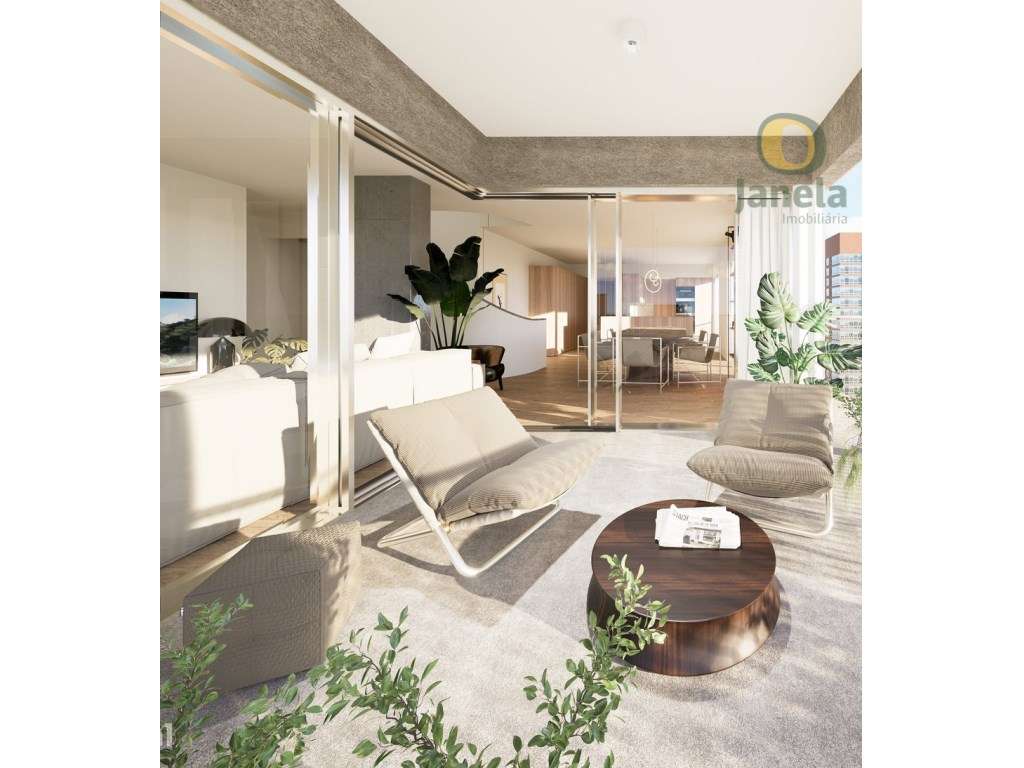 Penthouse T3 NOVO, com piscina privada e garagem 2 carros - Grande imagem: 4/14