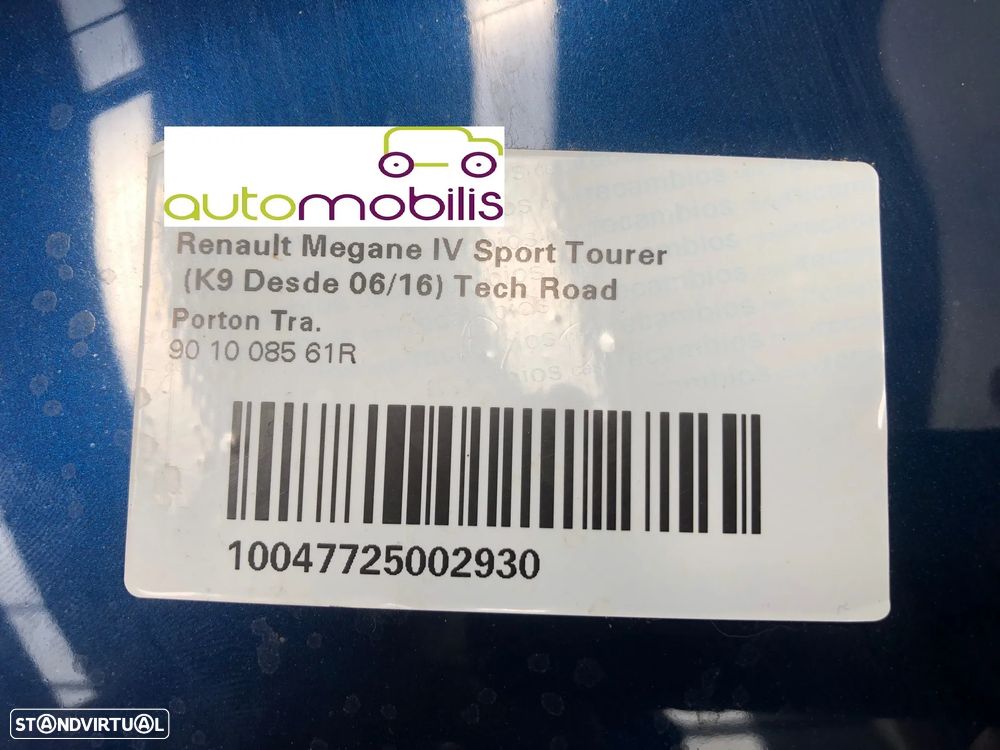 Tampa da Mala RENAULT MEGANE IV Grandtour Ref. 901008561R - NO. 210001 - 3