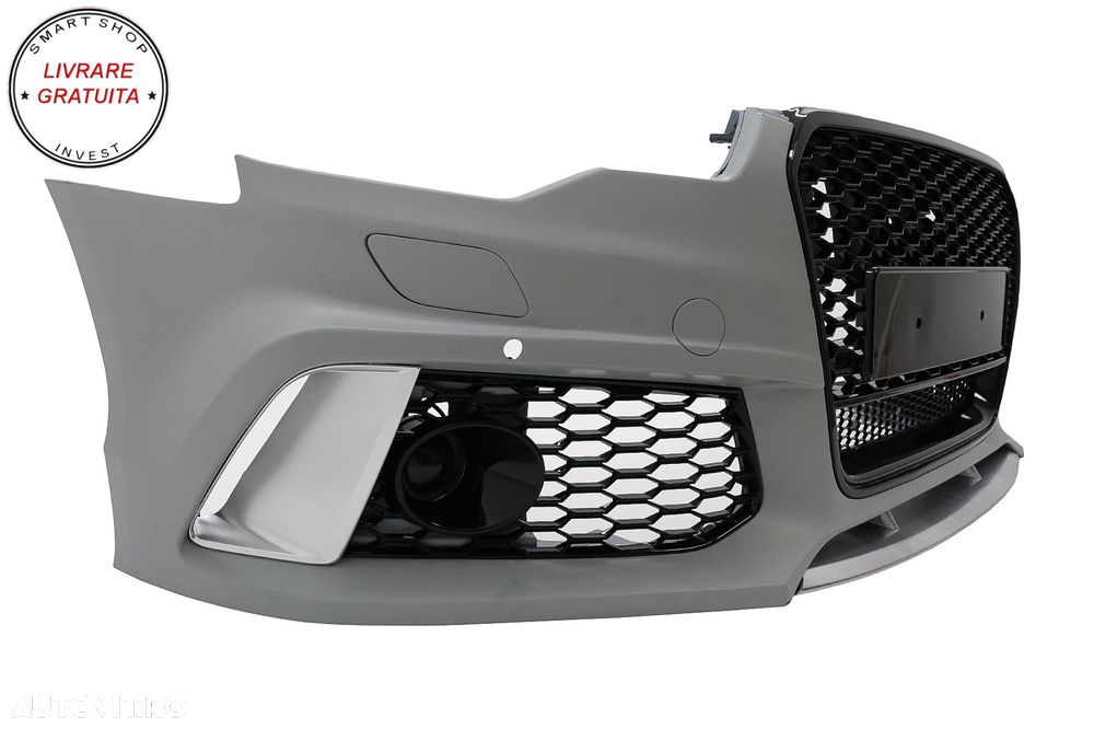 Bara Fata cu Grila Centrala Audi A6 C7 4G Pre Facelift (2011-2015) RS6 Design- livrare gratuita - 4
