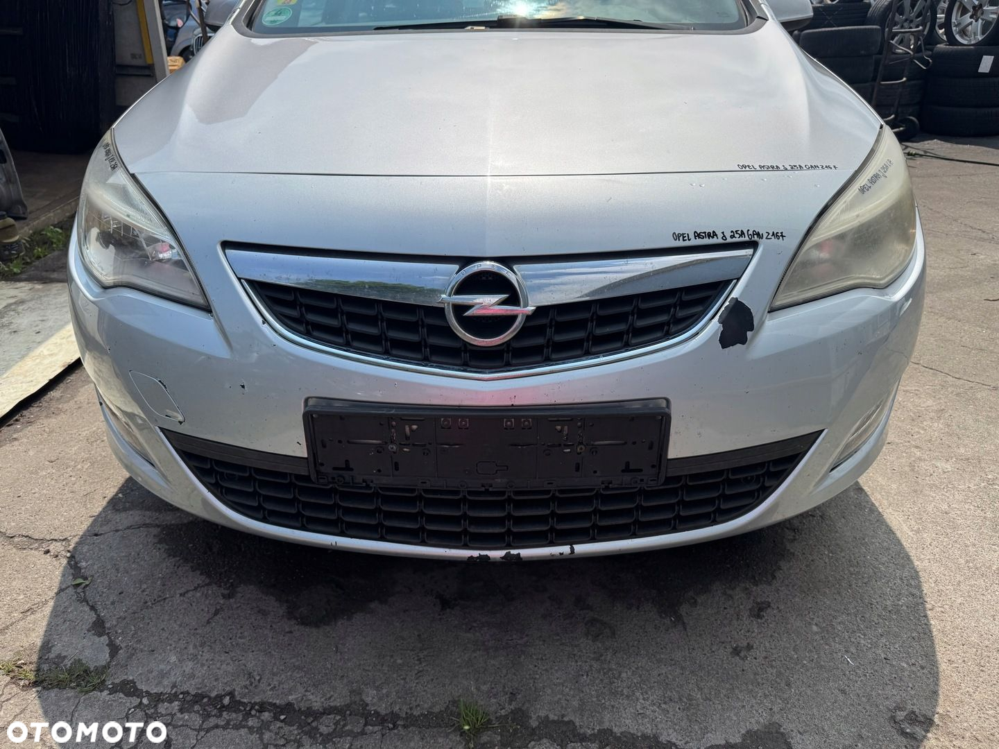 OPEL ASTRA J KOMBI ZDERZAK PRZÓD PRZEDNI GAN Z176 - 2