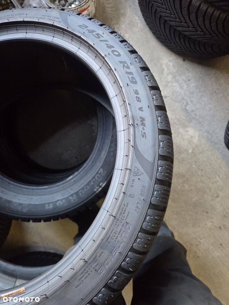 opona używana 245/40R19 Pirelli Winter PZERO TM * RSC RUNFLAT - 6