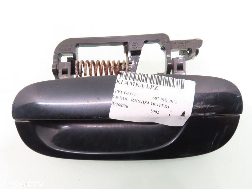 KLAMKA LEWA PRZEDNIA PEUGEOT 607 9629157577 - 1