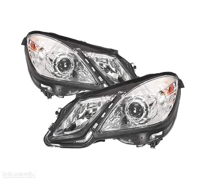 FARÓIS PARA MERCEDES E CLASSE W212 09-13 - 1