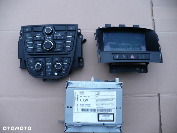 ASTRA J IV CD500 NAVI 13337220 13337251 13223793 EU.