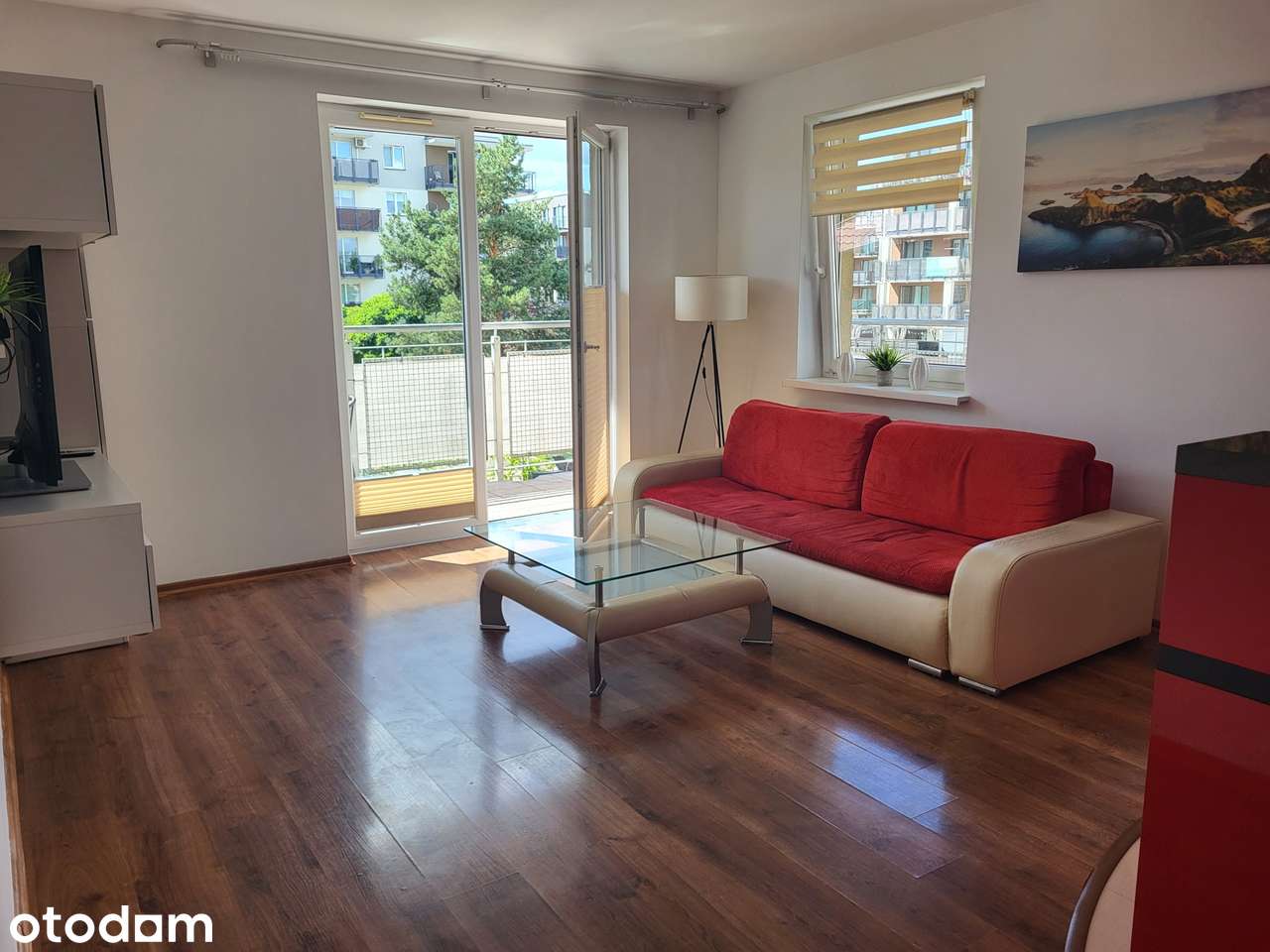 2 pokoje. umeblowane. duży balkon