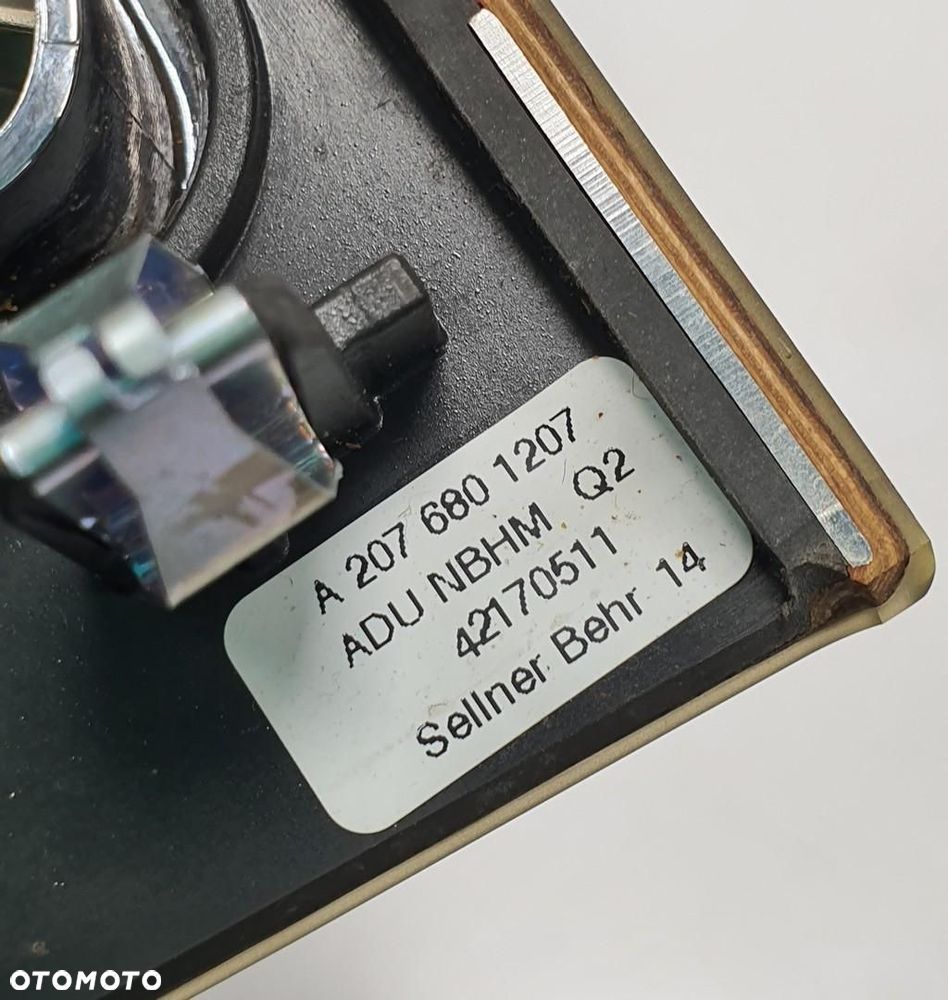 RAMKA OSŁONA DEKOR LEWARKA ZMIANY BIEGÓW MERCEDES W207 A2076801207 - 8