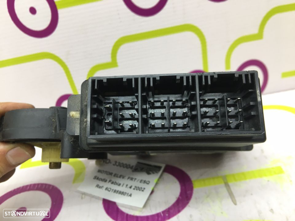 Motor Elevador de Vidro Frt / Esq Skoda Fabia I 1.4 i 100 Cv de 2002 - Ref : 6Q1959801A - NO330004 - 2