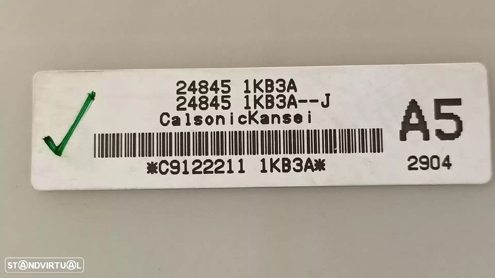 COMANDO CLIMATIZADOR NISSAN JUKE 2013 -248451KB3A - 1