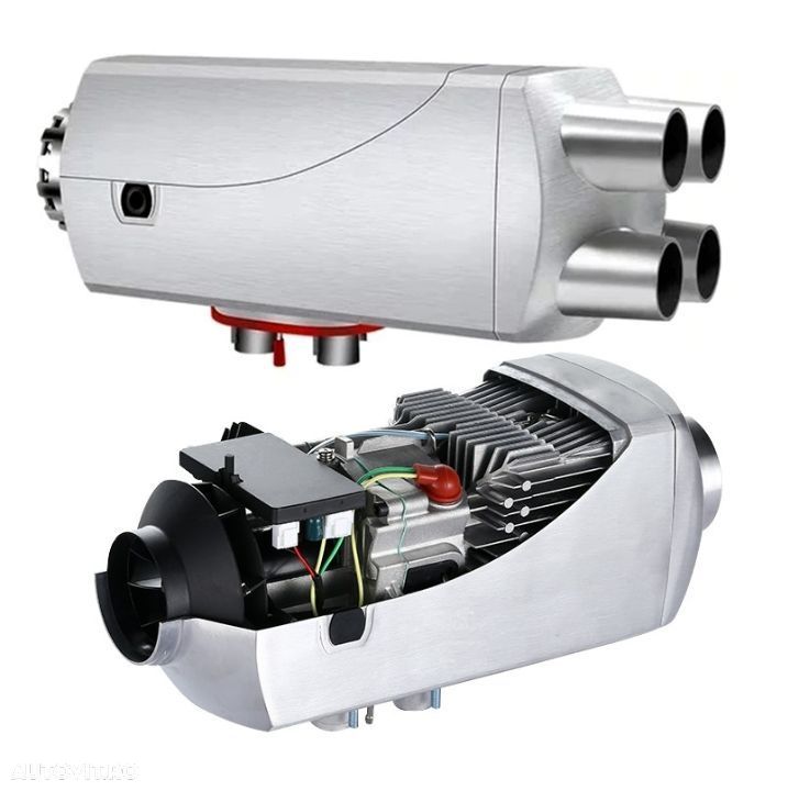 Sirocou a12-24v, premium din aluminiu, încălzire staționară - 2