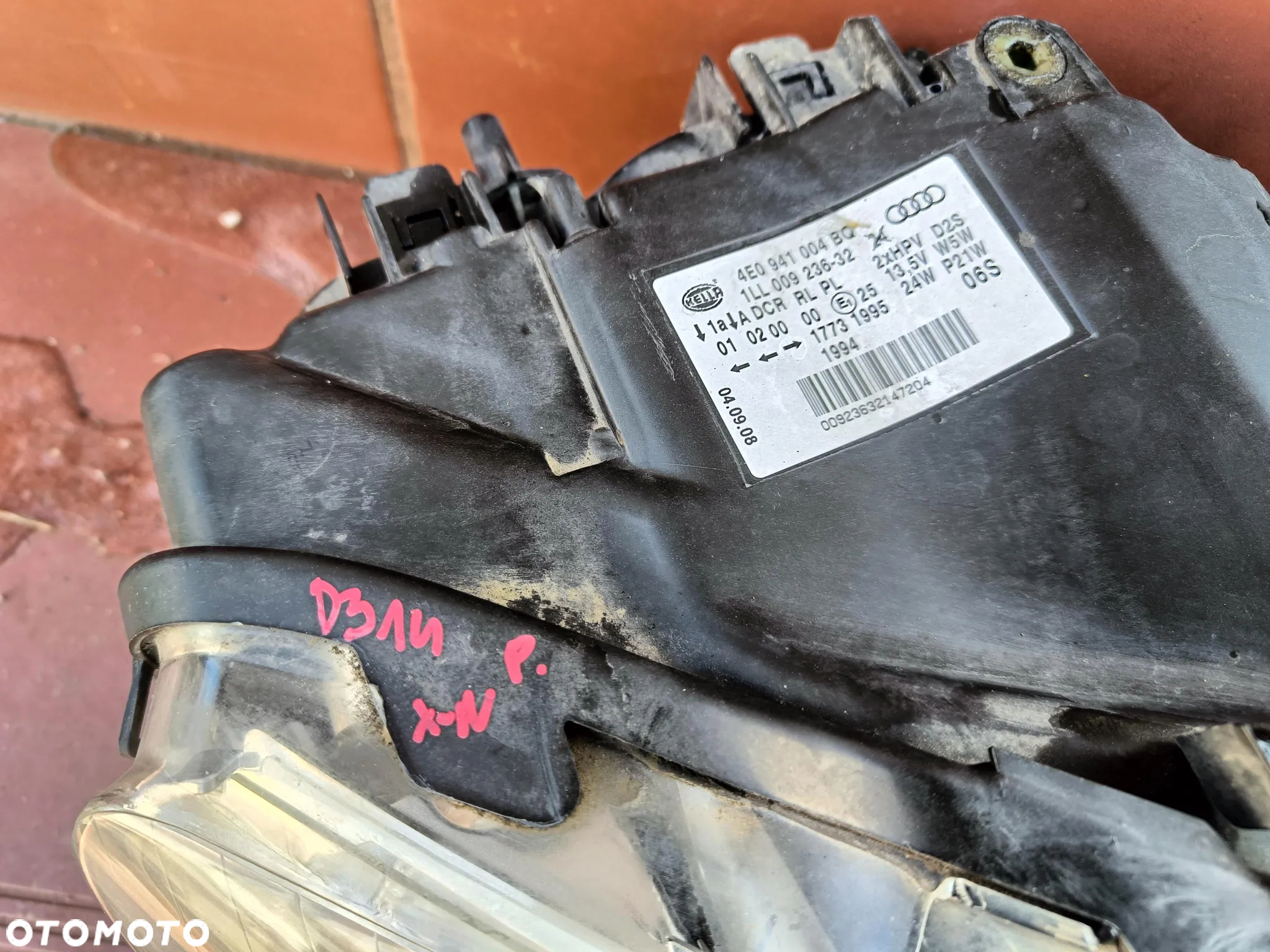 AUDI A8 D3 LIFT LAMPA PRZEDNIA PRZÓD XENON NIE SKRĘTNY LEWA PRAWA - 18