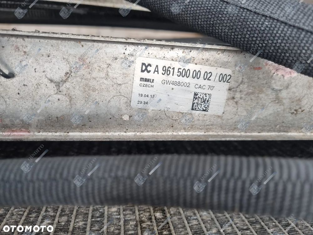 KOMPLET CHŁODNICA WODY INTERCOOLER MERCEDES ACTROS MP4 - 4