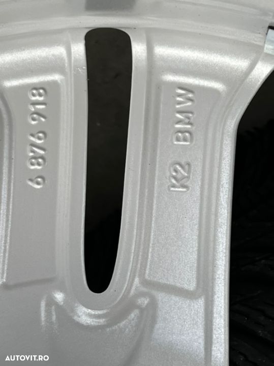 vând jante originale BMW X3 G01 pe 18” cu anvelope de iarnă - 7