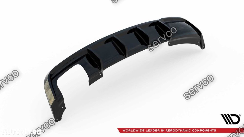 Difuzor bara spate Bmw Seria 1 M-Pack E82 2007-2011 v5 Maxton Design - 5