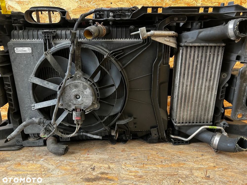 PAS PRZEDNI KOMPLETNY przód FORD FIESTA MK7 LIFT 1.0 Ecoboost BENZYNA Wentylator Belka Intercooler - 7