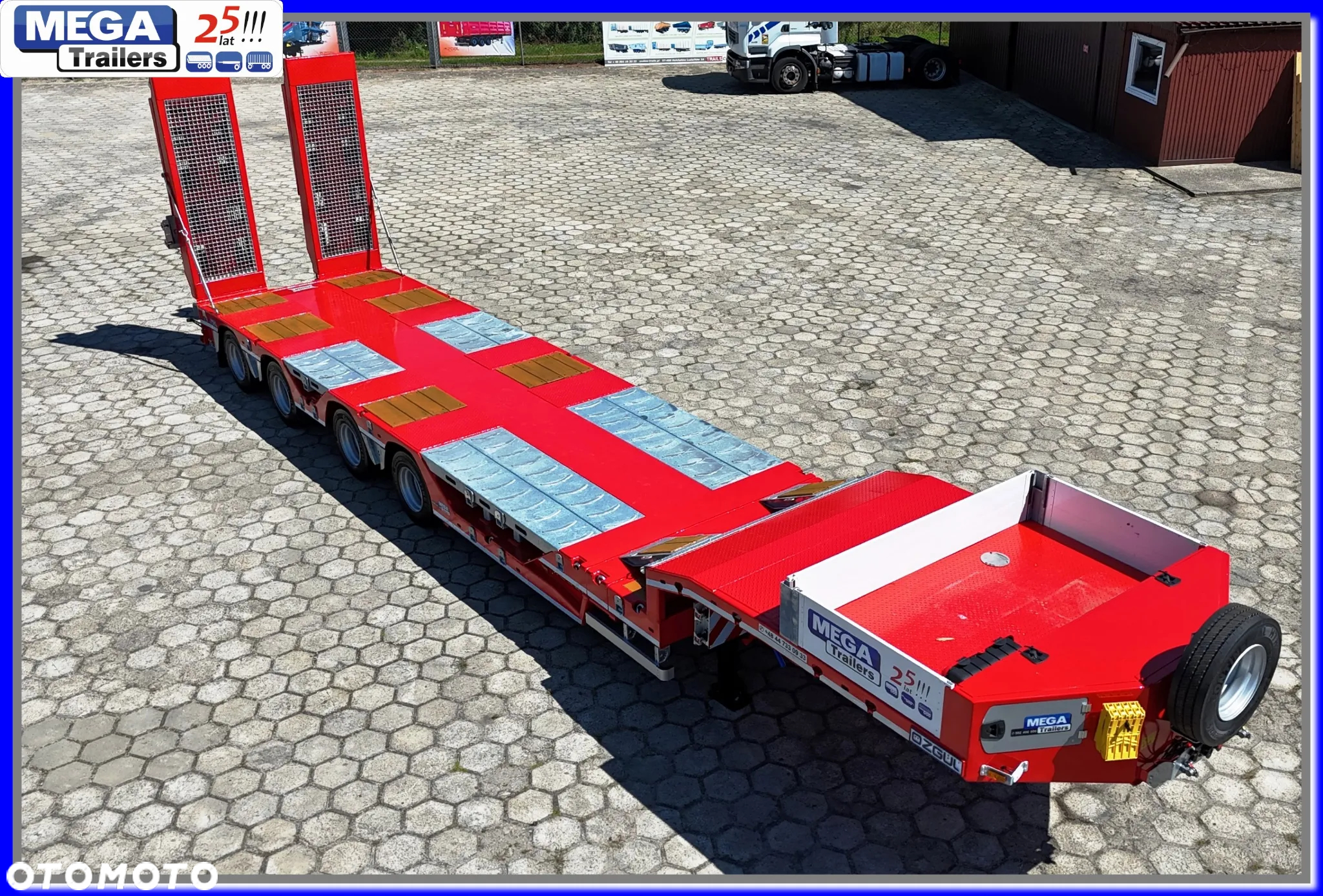 Mega Niskopodwoziowa 70 T DMC Kombajny, maszyny budowlane 18,60 m długości !!! - 7
