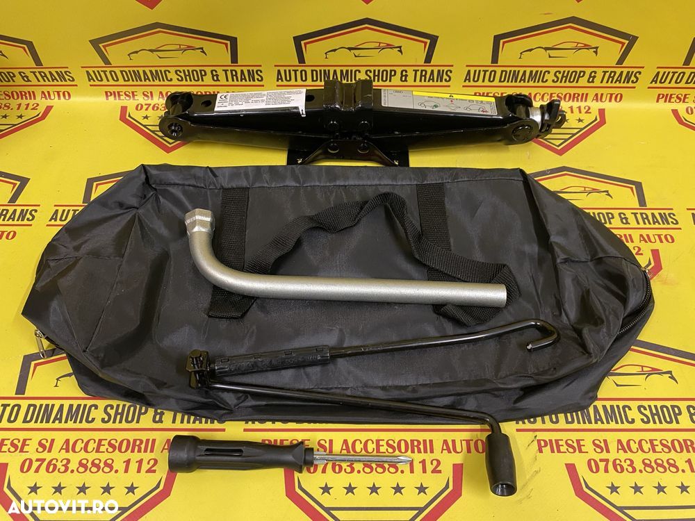 Cric auto OEM kit original Audi Q2 cu coarba manivela husa - 5