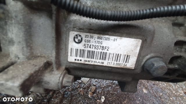 SKRZYNIA BIEGÓW BMW F20 F30 2.0 D N47 8607320 - 1