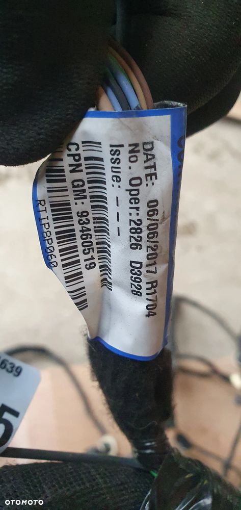 Wiązka instalacja silnika kabiny Renault Trafic III Vivaro B 1.6 DCI CDI 93460519 240141985R - 15