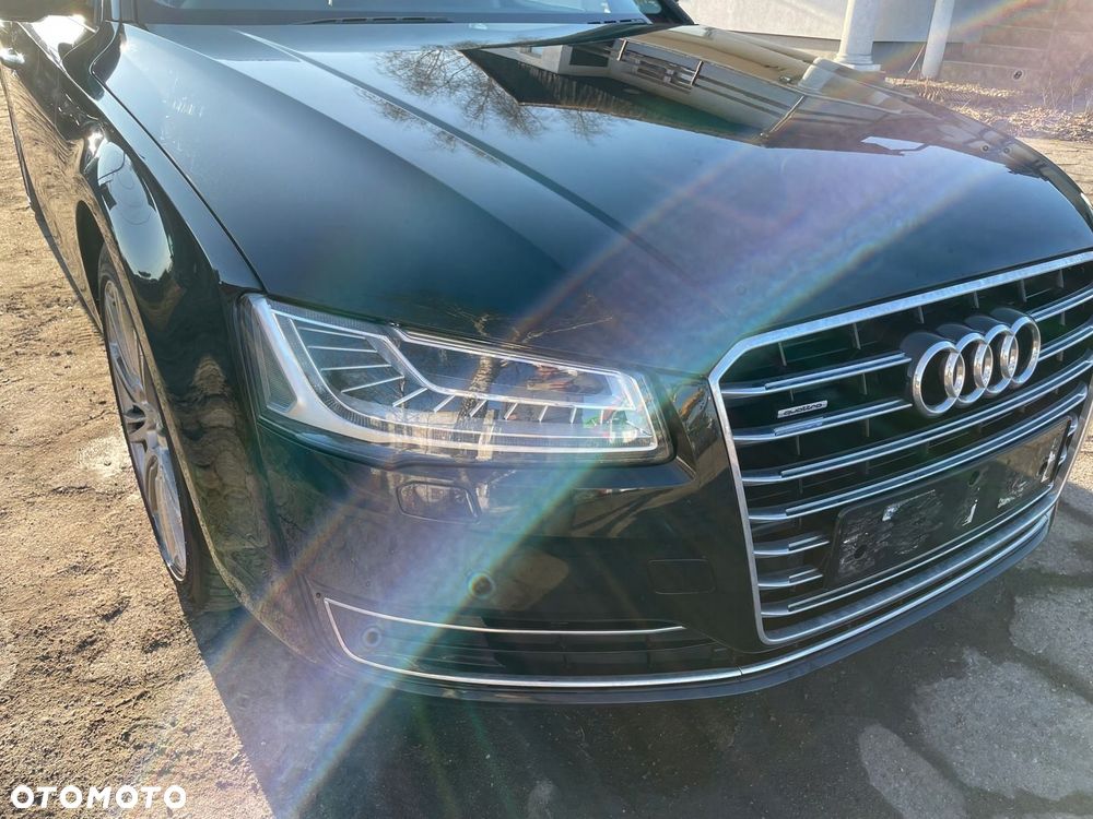 AUDI A8 D4 LIFT ZDERZAK PRZÓD PRZEDNI GRILL ATRAPA SPRYSKIWACZE PDC LY9T - 3