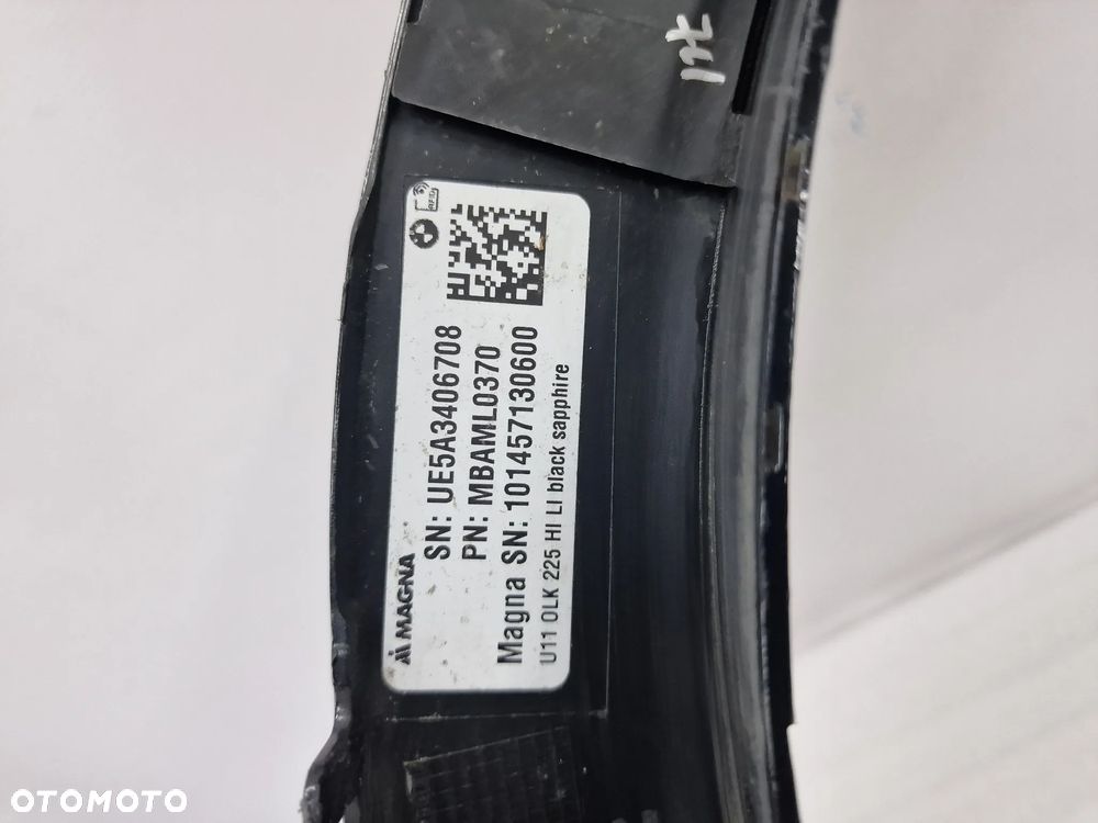 BMW X1 U11 21- LEWA TYLNA TYLNIA TYŁ LISTWA NA BŁOTNIK , NR 51775A01687 / 5A01687 , NR AUKCJI NLB5 - 7