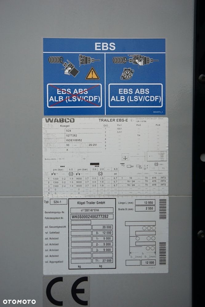 Kögel MEGA / PLATFORMA / MULTI LOCK / OŚ PODNOSZONA - 11