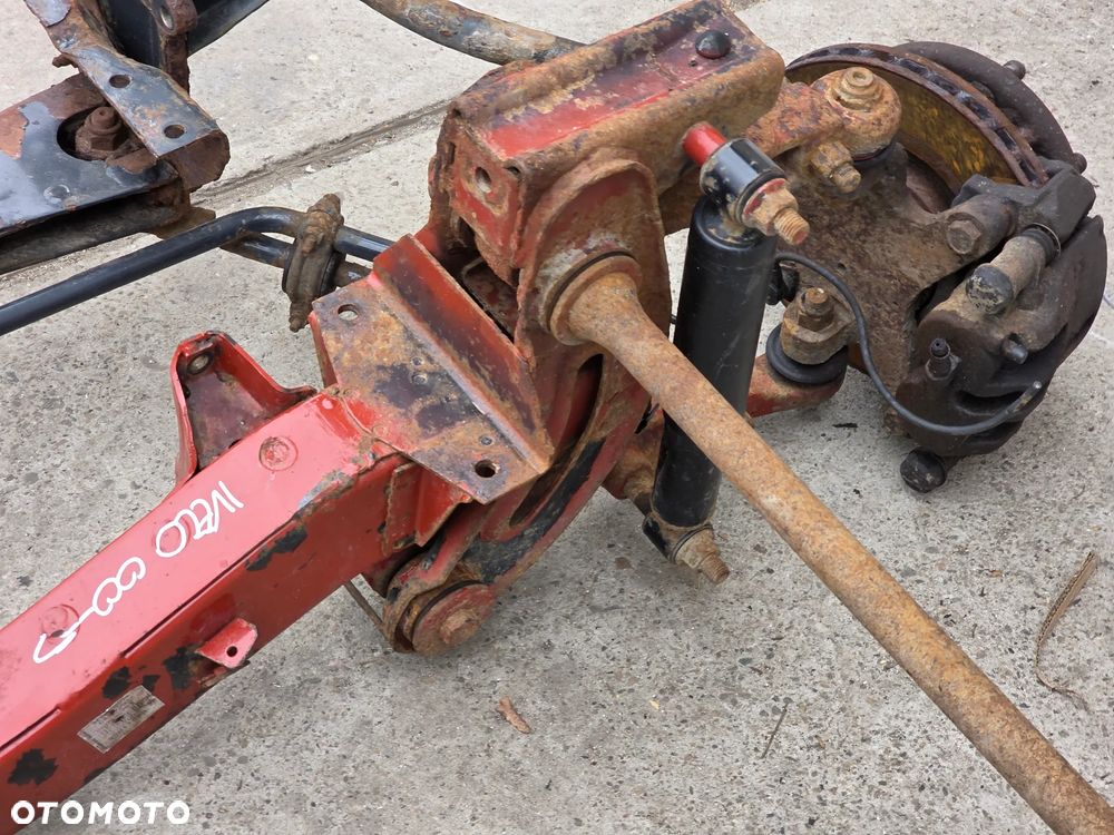 IVECO DAILY 06-14 BLIŹNIAK KOŁYSKA SANKI WÓZEK ZAWIESZENIE PRZOD TRAWERS 1L - 9