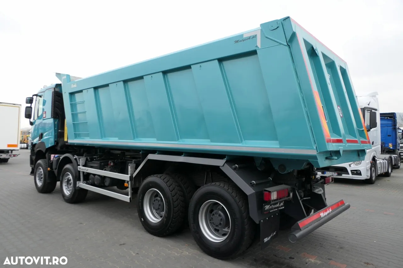 Renault K 480 / 8x6 / BASCULANTE SPATE 25 mc / EURO 6 - 9