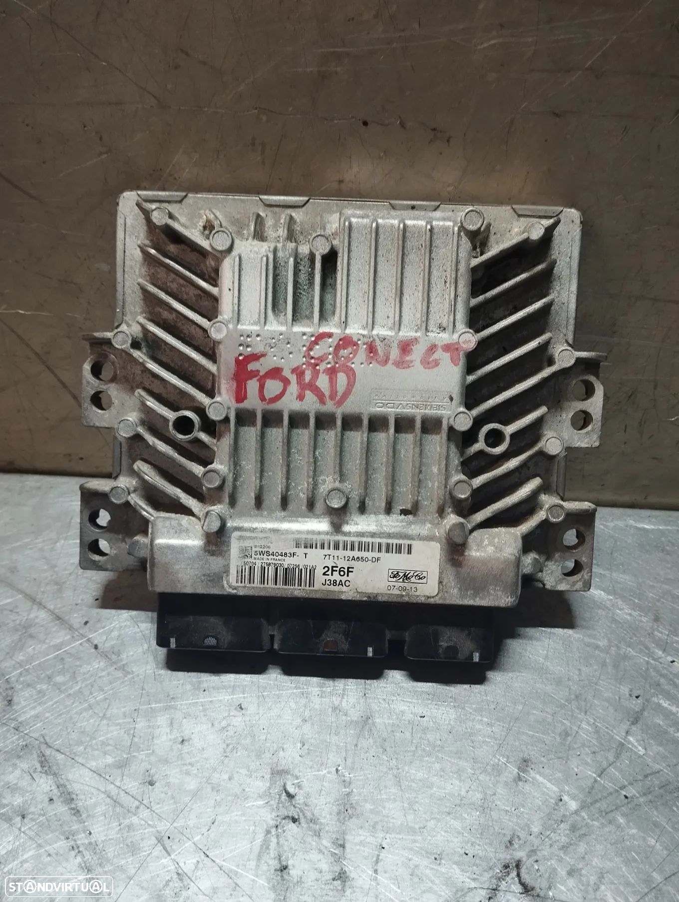 CENTRALINA DO MOTOR FORD TRANSIT CONNECT 1.8TDCI REF. 5WS40483F-T 7T11-12A650-DF - 1
