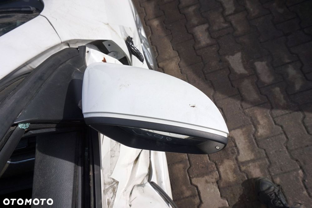 LUSTERKO ELEKTRYCZNE PRAWE OCTAVIA III 5E3 LF9E 5E1857508N BIAŁY SKODA 2012-2016 - 5