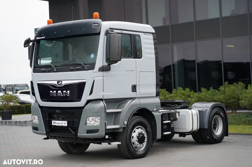 MAN TGX 18.500 / 4x4 / HIDRAULICĂ / HIDROPROPULSARE / CABINĂ JOSĂ / ANVELOPE 100% / EURO 6 / - 3