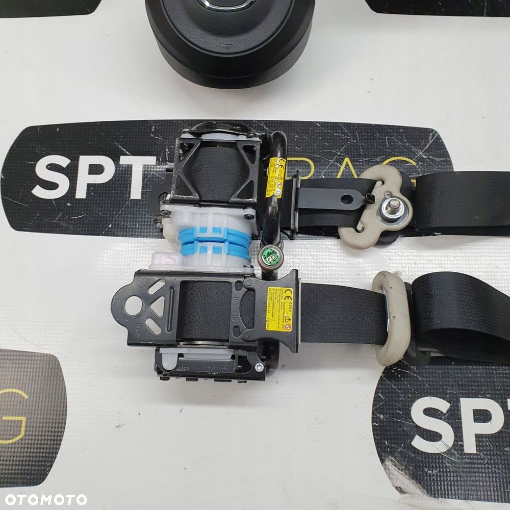 MAZDA 3 III BM DESKA ROZDZIELCZA KONSOLA KOKPIT PULPIT PODUSZKI AIRBAG AIR BAG PASY KIT SET - 7