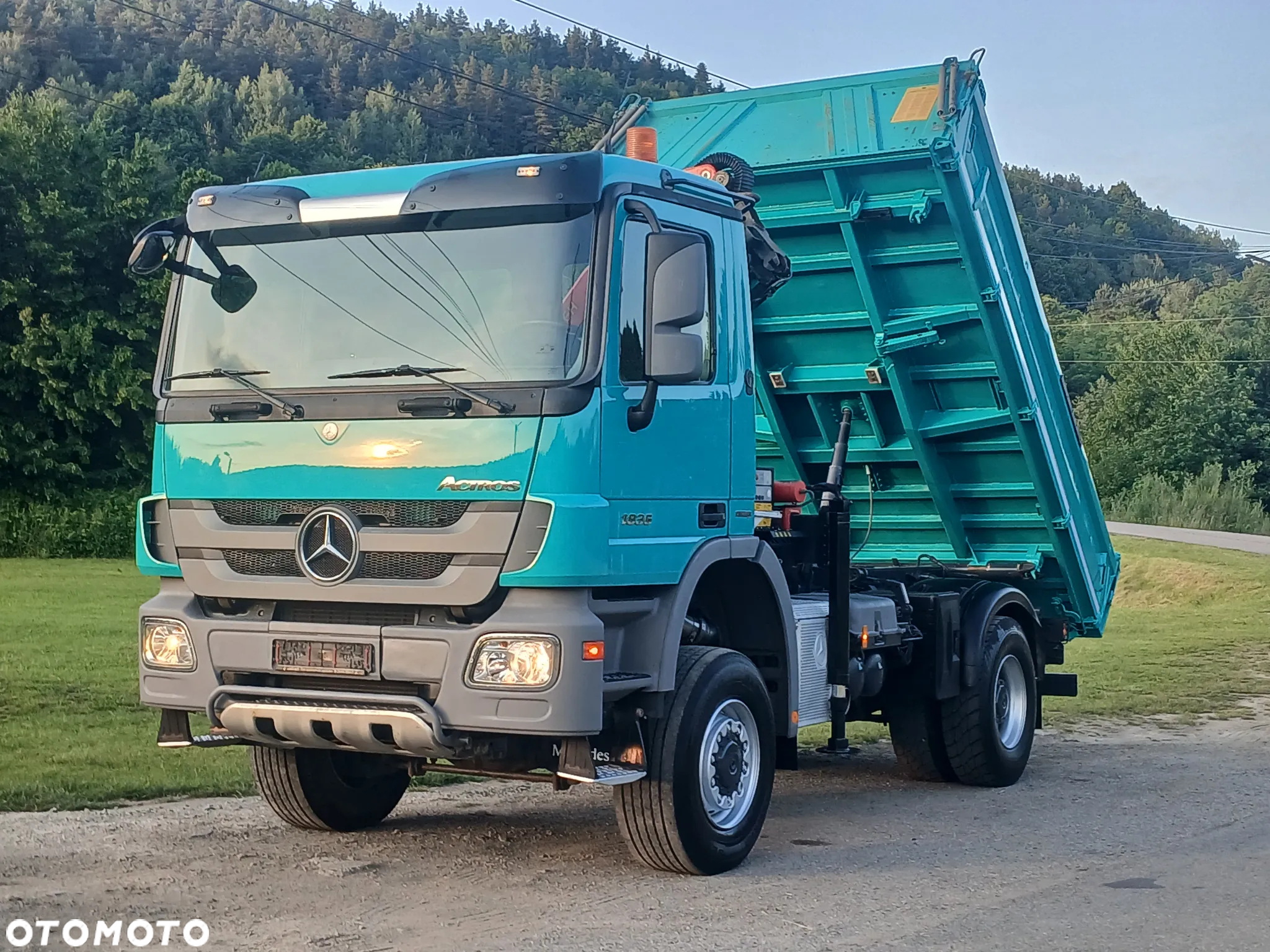 Mercedes-Benz ACTROS 360 KM LIFT 4x4 Duży HDS Palfinger RADIO Meiller PERFEKCYJNY ! - 3