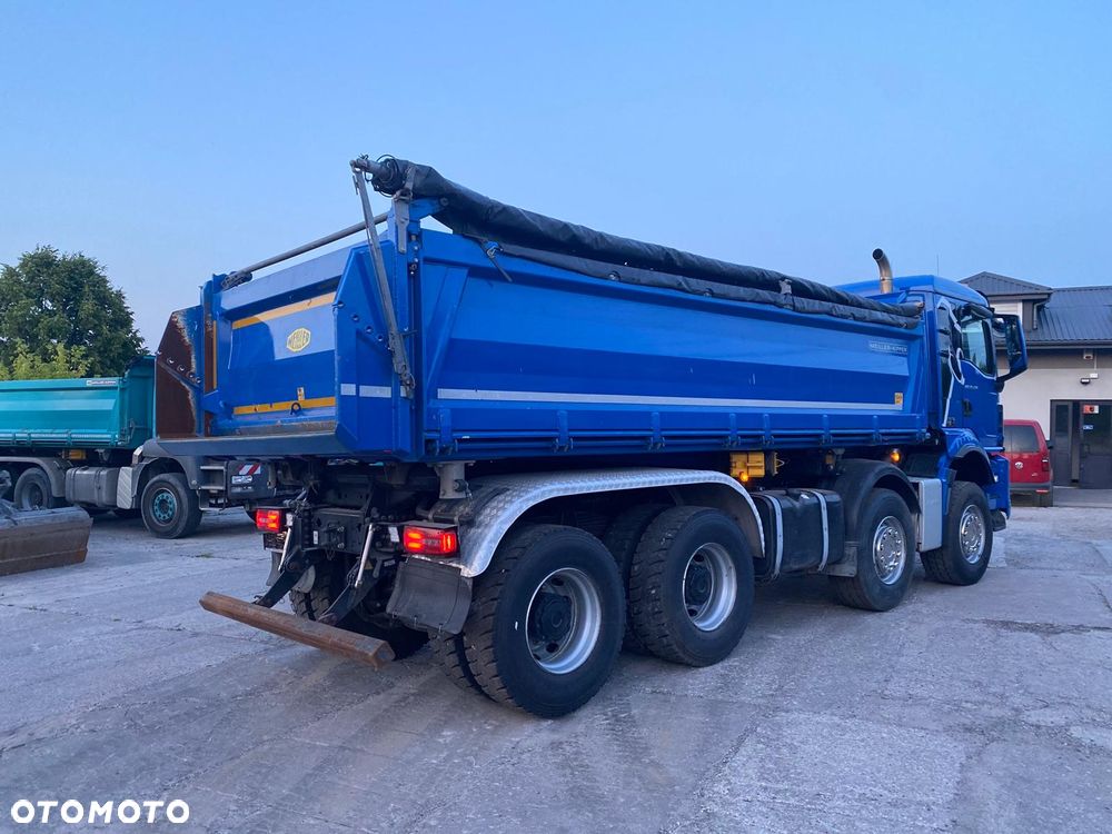 MAN TGS 35.470 8x4 Meiller Kipper + Bordmatik / Retarder / Jak Nowy - 10