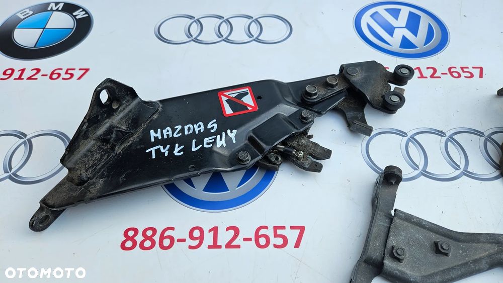 Mazda 5 I CR 2005-2010 ROLKA PROWADNICA DRZWI TYŁ KOMPLET LEWY - 3