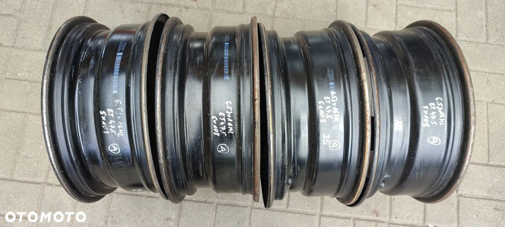 FELGI STRUKTURALNE 5x108 6.5Jx 16 CALI ET 47,5 FORD FOCUS C MAX VOLVO V50 S50 KOMPLET 4 SZTUKI - 9
