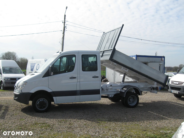 Mercedes-Benz SPRINTER DOKA 7- OSÓB + WYWROTKA NA 3 - STRONY. ORYGINAŁ