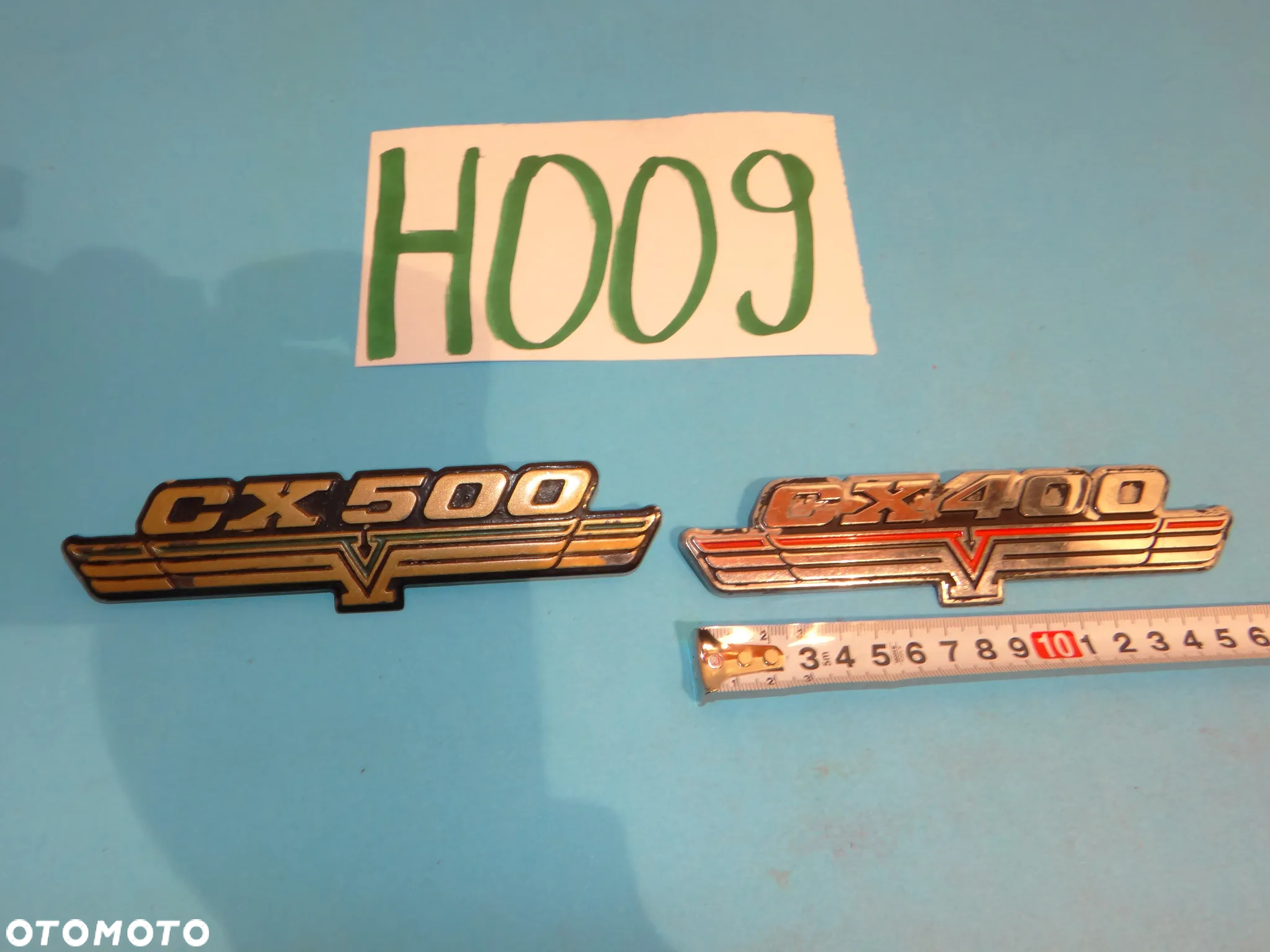 H009 HONDA CX 500 400 EMBLEMAT ZNACZEK NA BOCZEK OSŁONĘ - 4