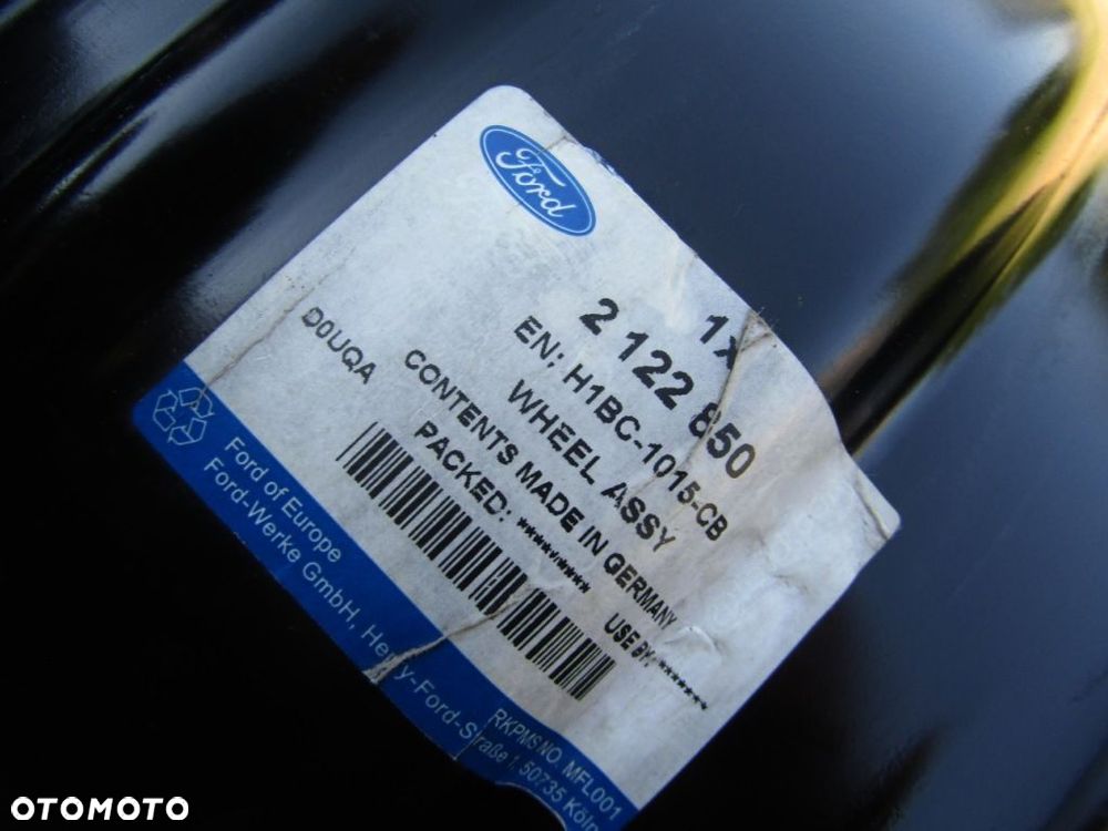 1x Felga 16 Ford Focus Fiesta VII MK7 MK8 EcoSport 6,5j 4x108 ET47,5  TPMS - 10
