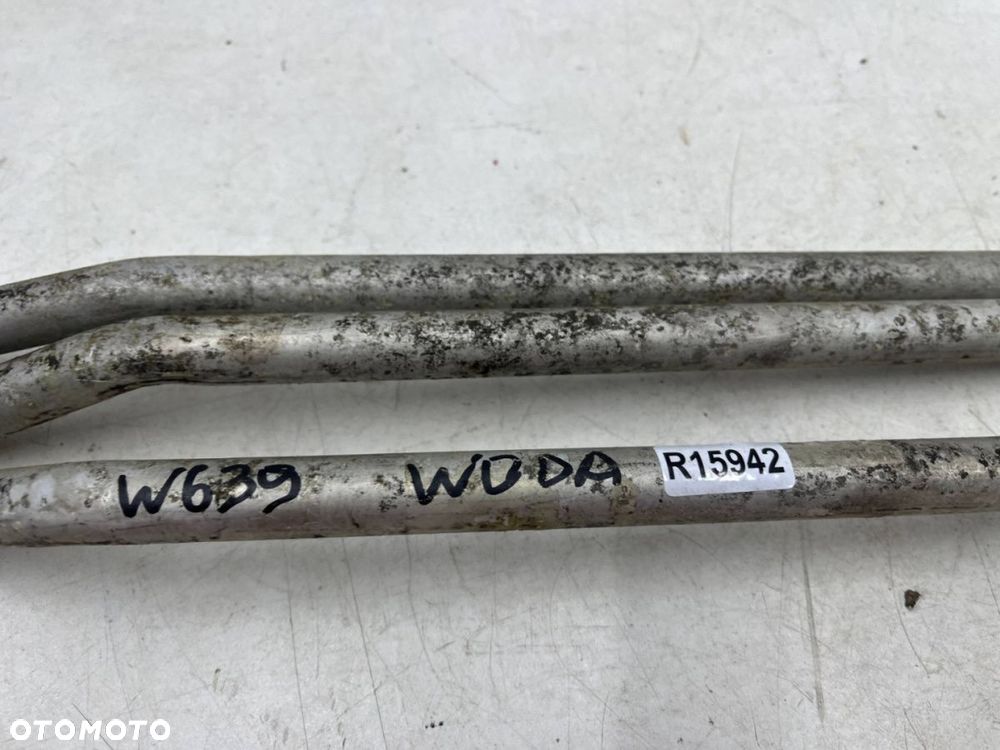 Rura Mercedes Vito Viano w639 03-14r. przewód wąż wody tylnej nagrzewnicy WERSJA OSOBOWA - 9