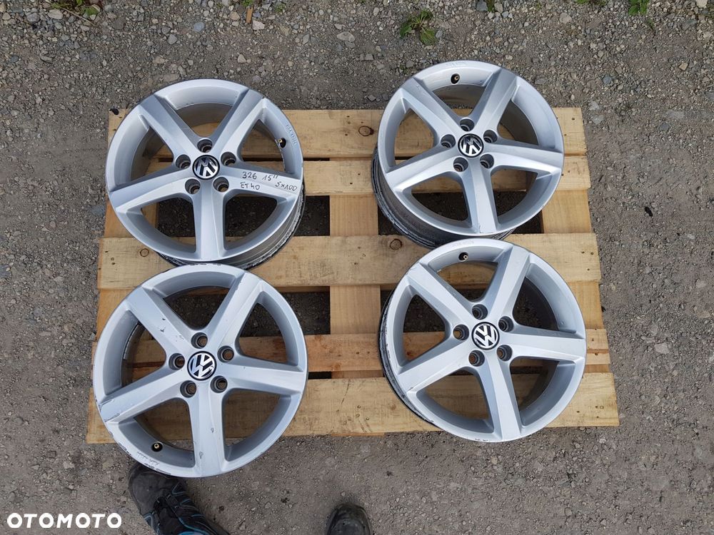 alufelgi borbet 6r0071495b vw polo 6r0 ibiza 6.0'' x 15'' 5x100 et40 - 1