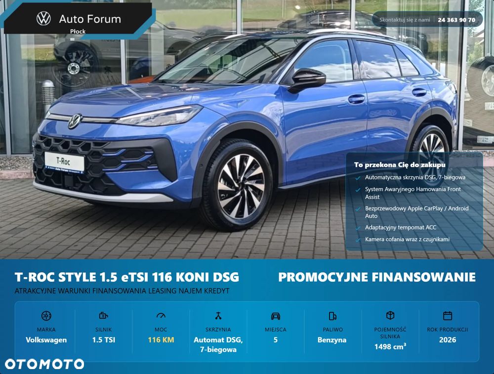 Volkswagen T-Roc 1.5 eTSI Style DSG - 1