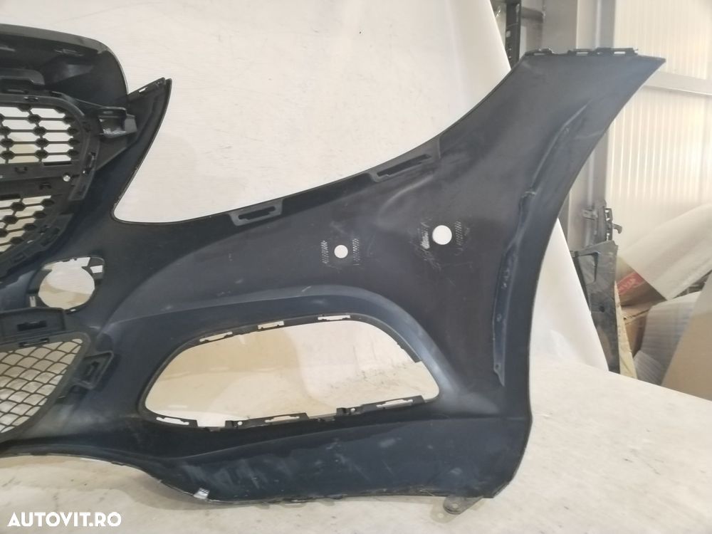 Bara fata Mercedes C-Class, W205, 2014, 2015, 2016, 2017, 2018, cod origine OE A2058800125, cu gauri pentru senzori de parcare (6). - 9