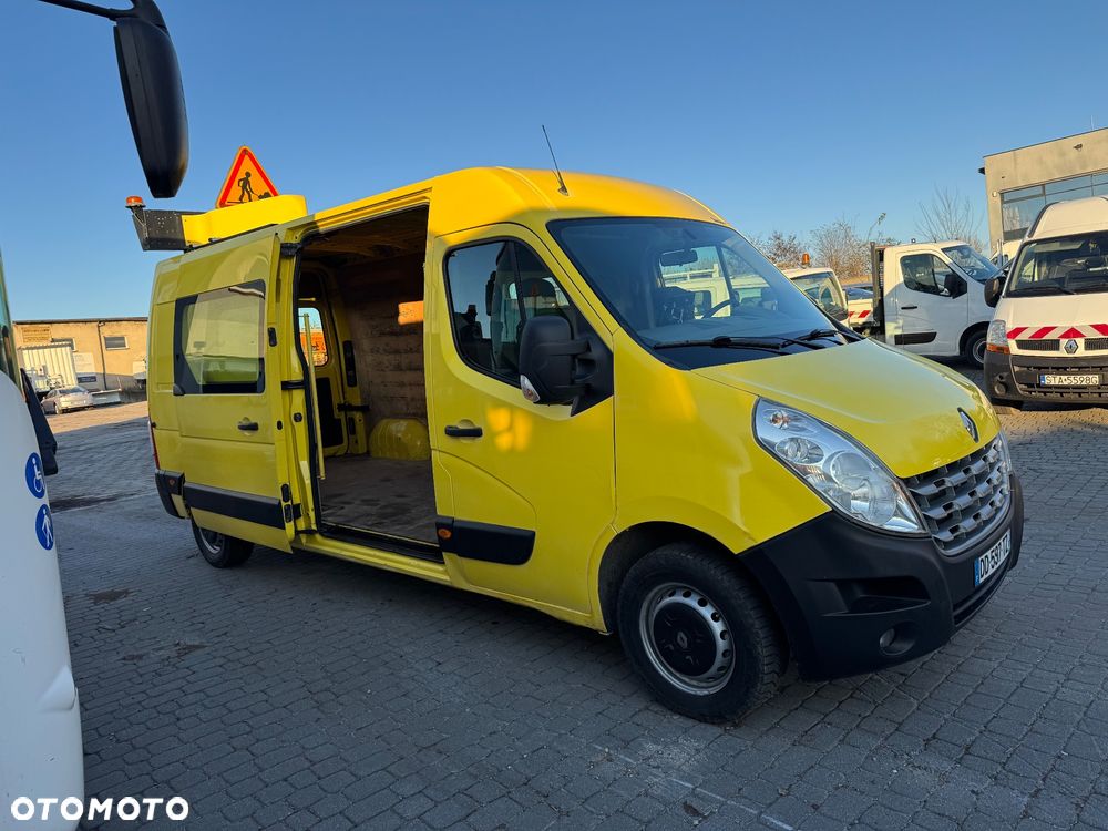 Renault Master 2xDrzwi Przesuwne 2014r. L3H2 Maxi Klima I wł. Tablica LED Roboty Drogowe Koguty - 6