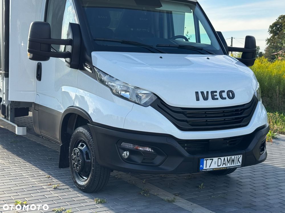 Iveco Daily 2024r ‼️50C18‼️HI-MATIC 15 Palet 6.11m // 3.0 Plandeka 2x Firanka + Dach zsuwany + drzwi z tyłu Wysokość rampowa // poduszki pneumatyczne Salon Polska DMC 3.5t - 39