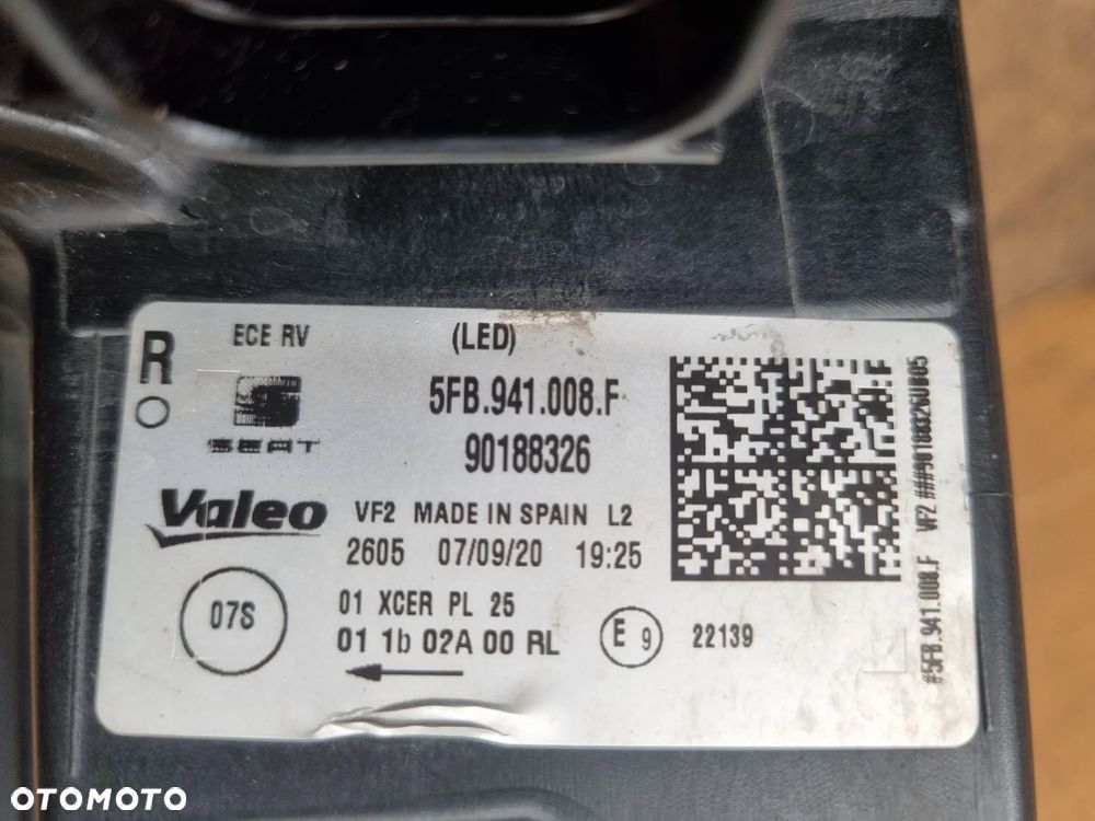 SEAT LEON IV LAMPA PRAWA FULL LED - 8