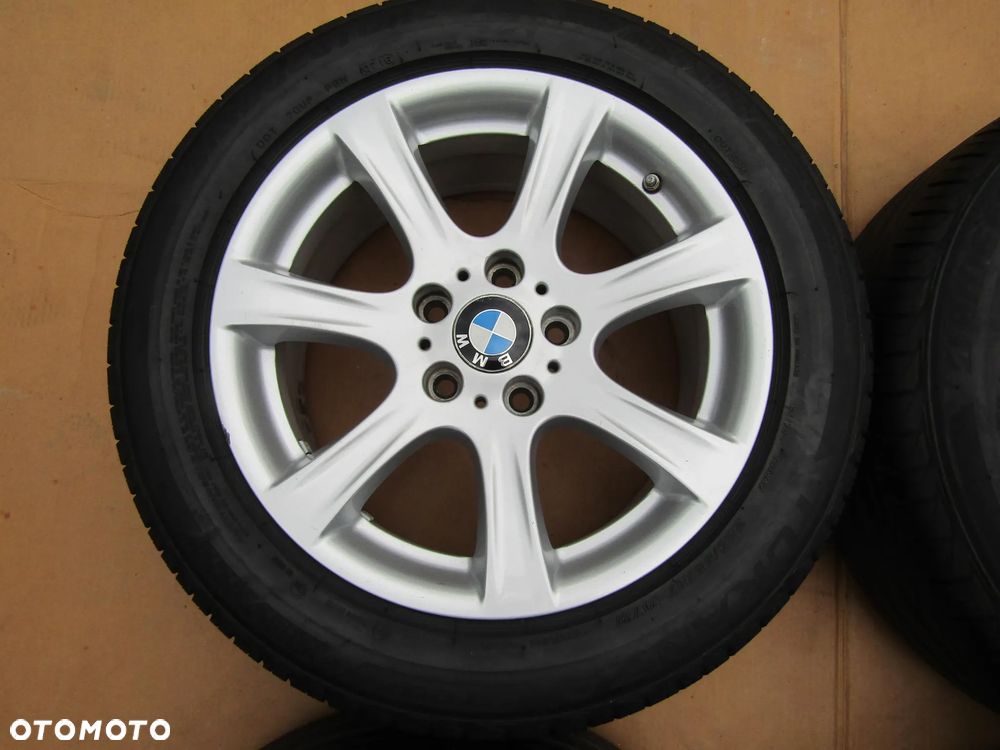 4 x Felgi Aluminiowe Koła 17 BMW 3 E90 E91 E92 E93 1 E87 8 j 5x120 ET34 piasta 72,6 mm + Opony 225/55 17 Bridgestone 7,5 mm Letnie - 9