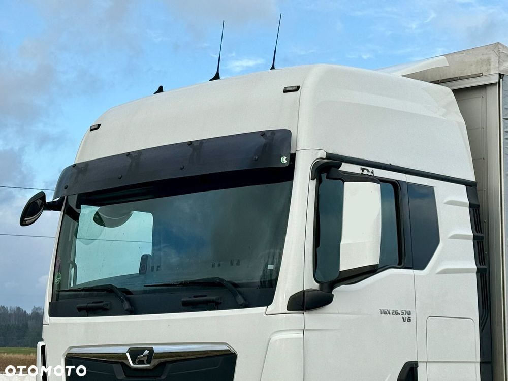 MAN TGX 26.470 / FIRANKA / 19 EUROPALET / XXL / NISKI PRZEBIEG / NOWY MODEL / 6X2 - 9
