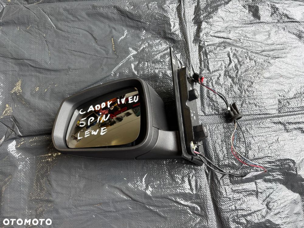 Vw Caddy IV 2k7 lusterko lewe 5 PIN europa - 1