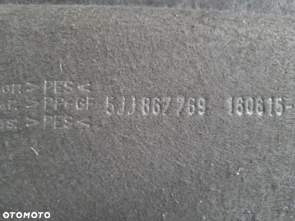 półka bagażnika tył SKODA RAPID Spaceback 5JJ867769 - 5